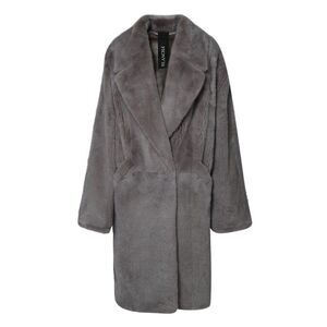 Blancha Long Gray Mink Fur Women